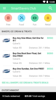 Smart Savers Club android App screenshot 2